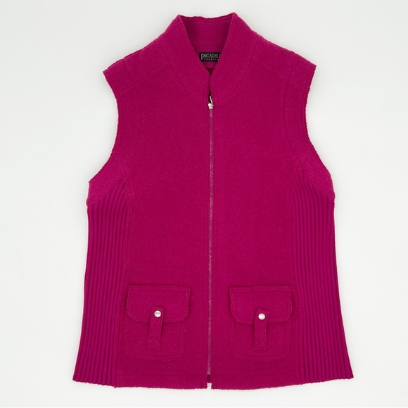 Picadilly Fashions Wool Blend Knit Vest – Size PM - Picture 1 of 7